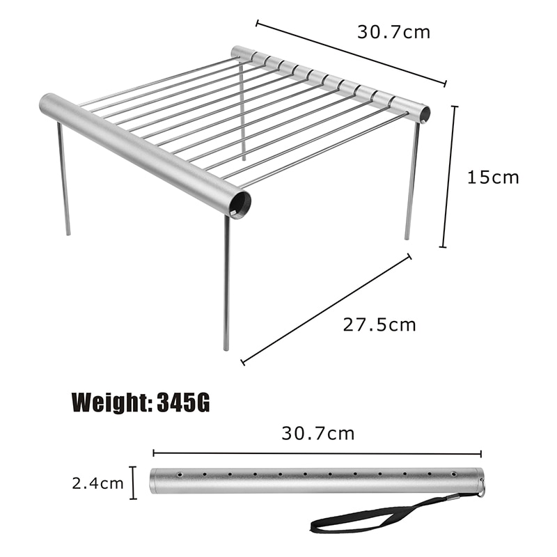 Stainless Steel Portable Camping Grill Stainless Steel Portable Camping Grill