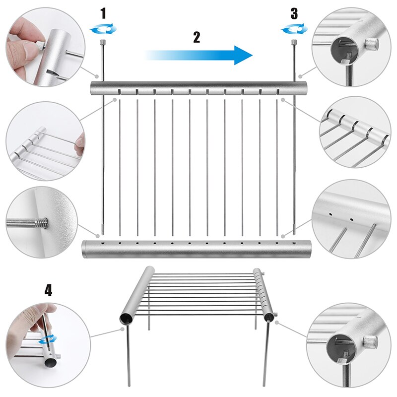 Stainless Steel Portable Camping Grill Stainless Steel Portable Camping Grill