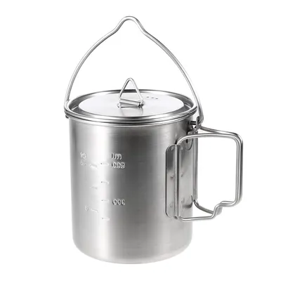 Stainless Steel Pot Portable Camping Mug Stainless Steel Pot Portable Camping Mug