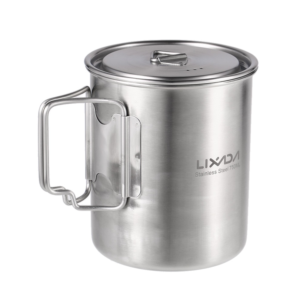 Stainless Steel Pot Portable Camping Mug Stainless Steel Pot Portable Camping Mug