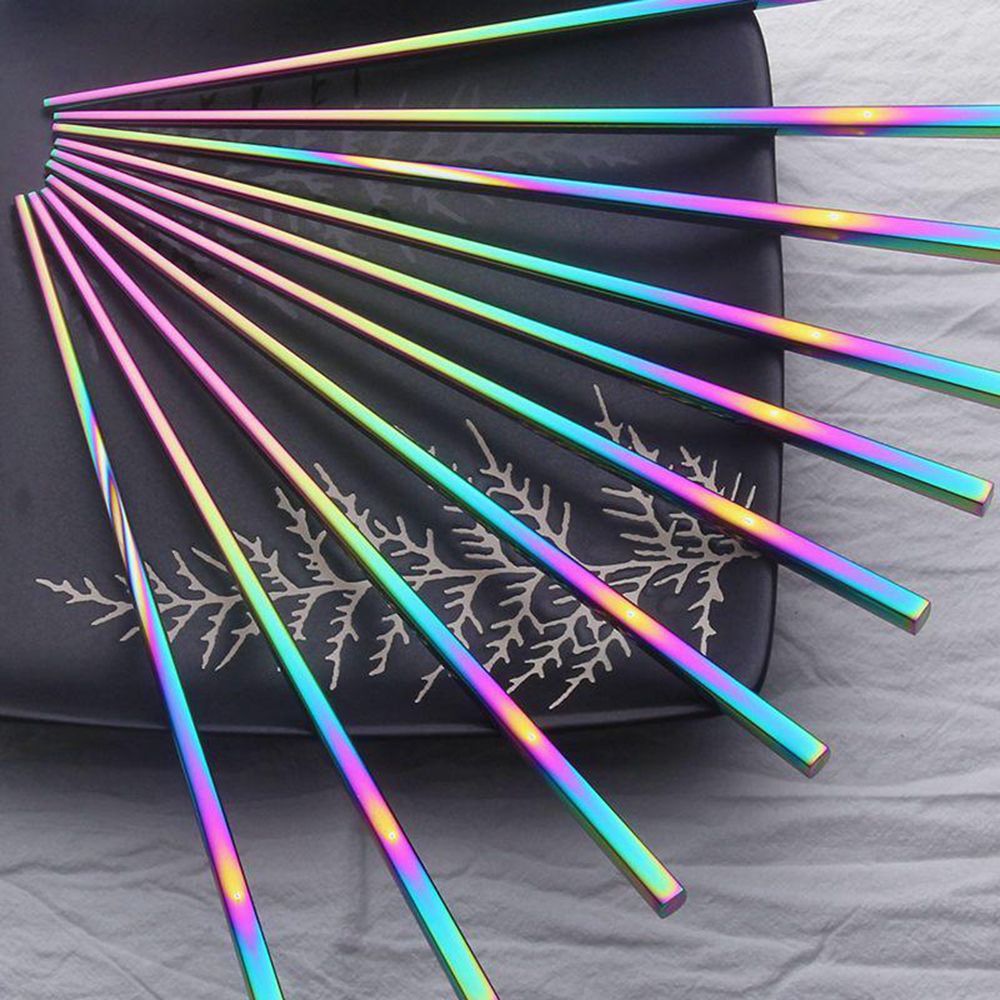 Stainless Steel Rainbow Chopsticks (1 Pair) Stainless Steel Rainbow Chopsticks (1 Pair)