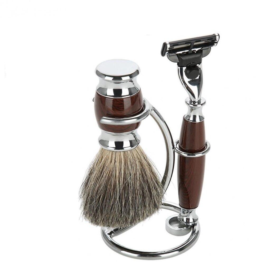 Stainless Steel Razor and Brush Stand Stainless Steel Razor and Brush Stand