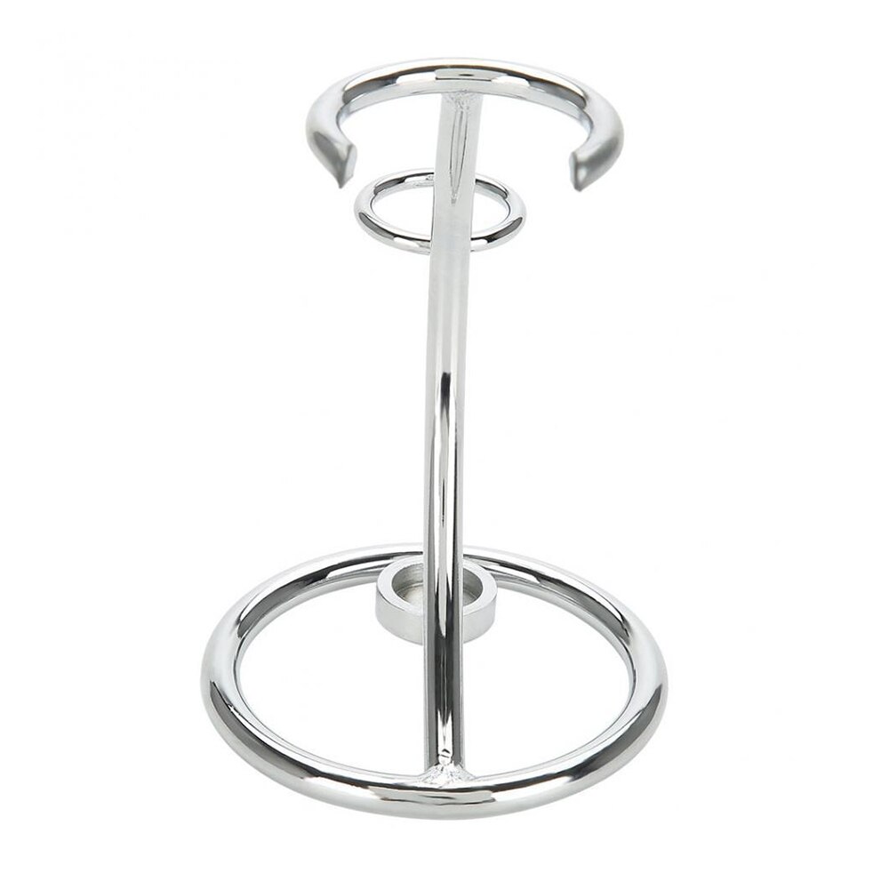 Stainless Steel Razor and Brush Stand
