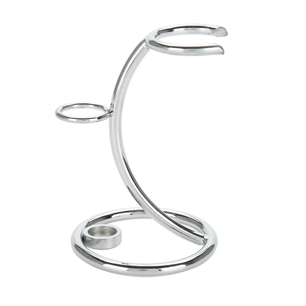 Stainless Steel Razor and Brush Stand