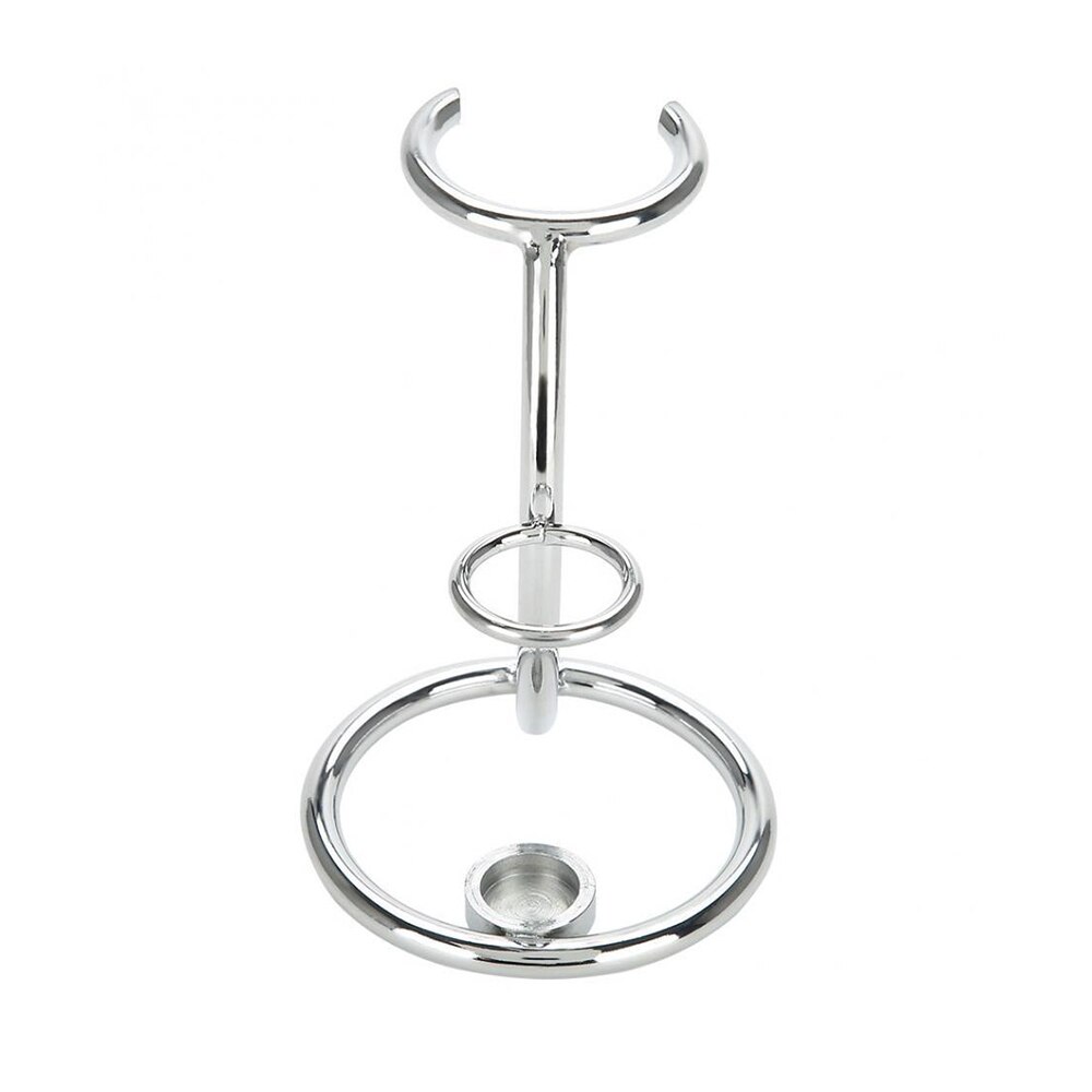 Stainless Steel Razor and Brush Stand