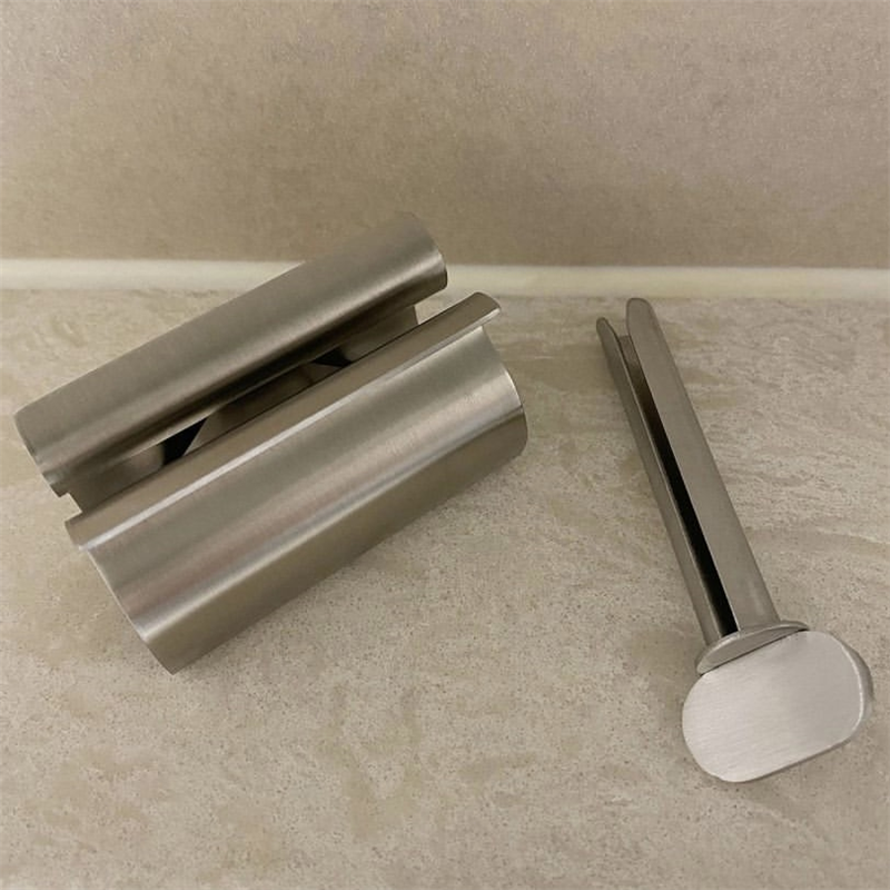 Stainless Steel Rolling Toothpaste Squeezer and Holder Stainless Steel Rolling Toothpaste Squeezer and Holder