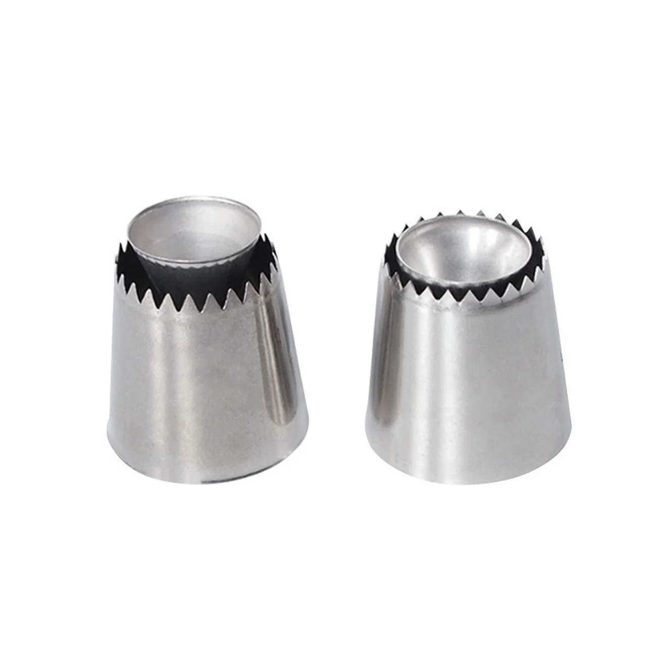 Stainless Steel Romeo Flower Mouth Pastry Nozzles for Confectionery Pastry and Bakery Accessories Cake Tools Utensils