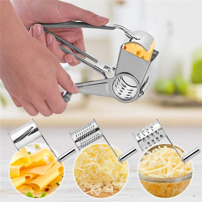 Stainless Steel Rotating Cheese Grater