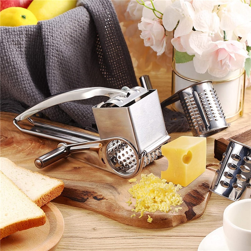 Stainless Steel Rotating Cheese Grater
