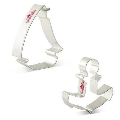 Stainless Steel Sailboat Cookie Cutter Stainless Steel Sailboat Cookie Cutter
