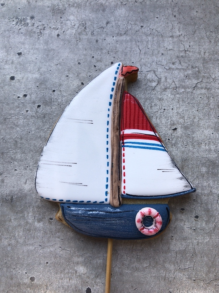 Stainless Steel Sailboat Cookie Cutter Stainless Steel Sailboat Cookie Cutter