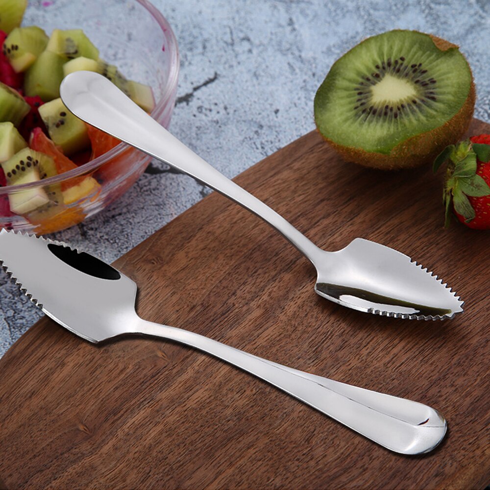 Stainless Steel Sawtooth Serrated Spoon Stainless Steel Sawtooth Serrated Spoon