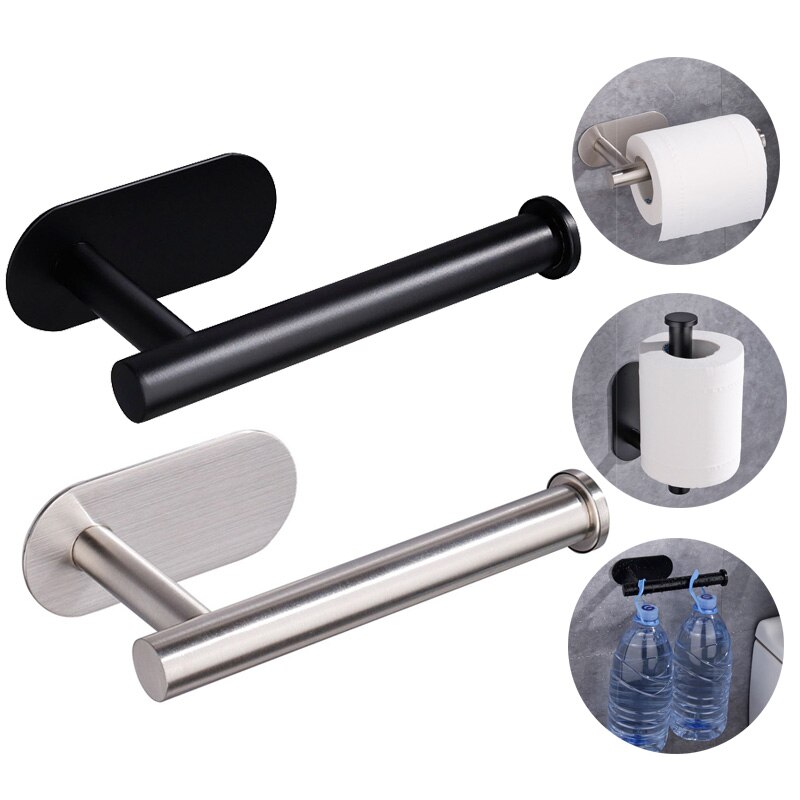 Stainless Steel Self Adhesive Toilet Roll Holder