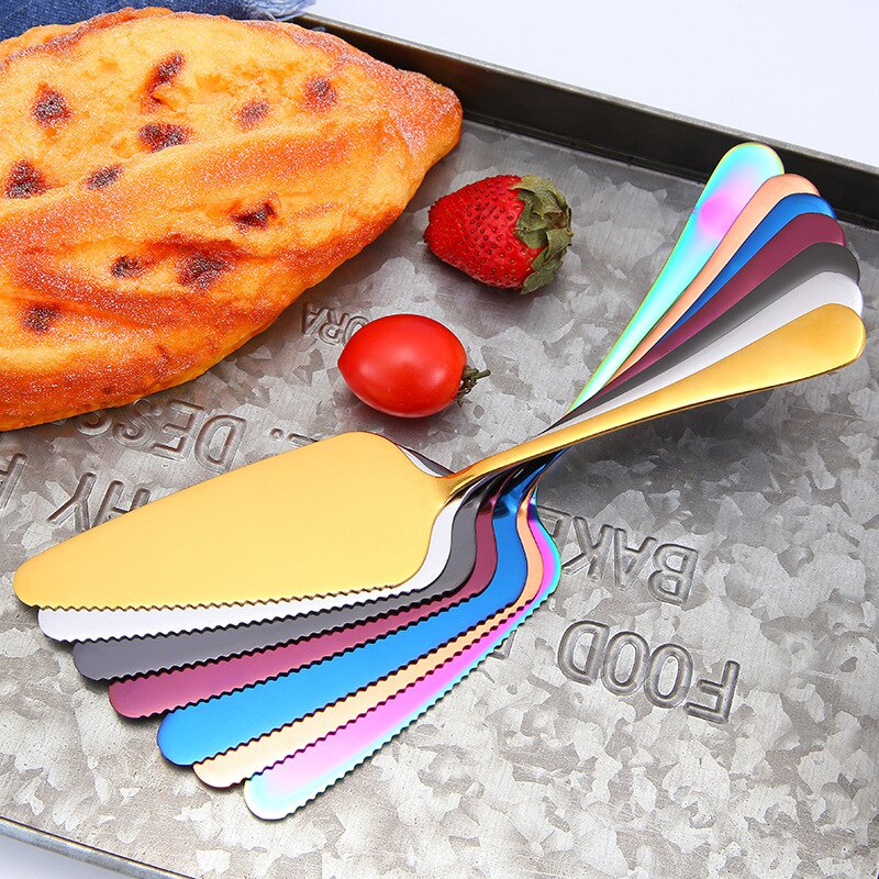 Stainless Steel Serrated Cake Shovel