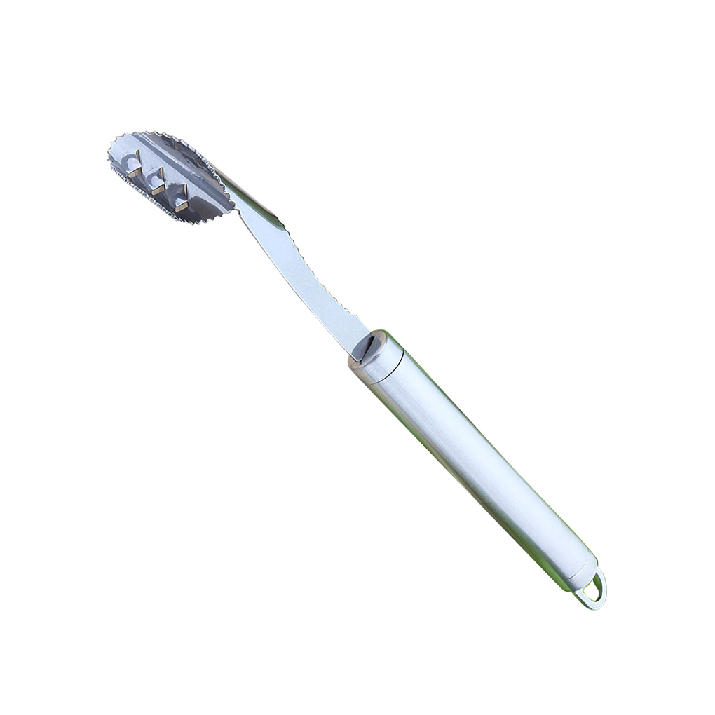 Stainless Steel Serrated Pepper Corer Tool