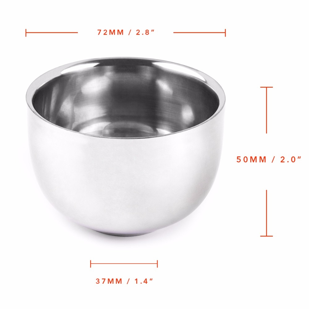 Stainless Steel Shaving Lather Bowl Stainless Steel Shaving Lather Bowl