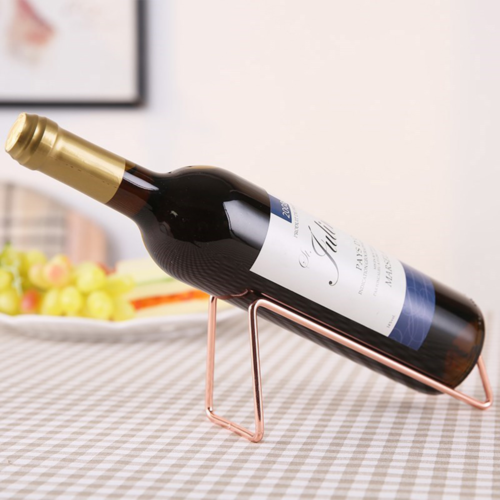 Stainless Steel Single Bottle Wine Rack