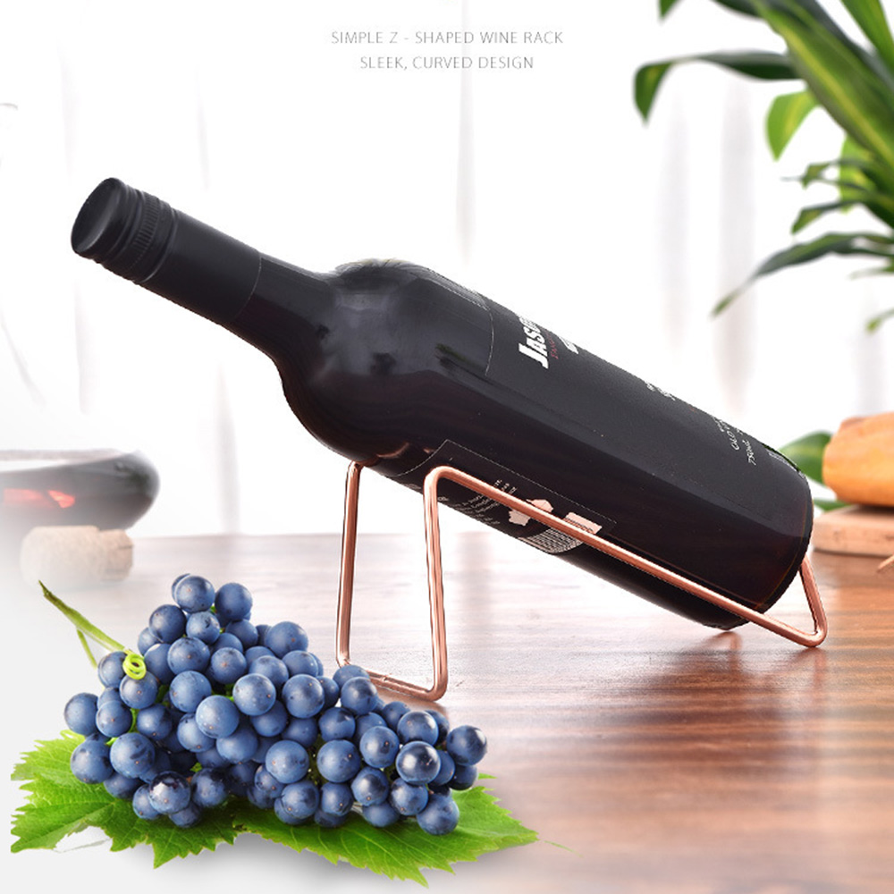 Stainless Steel Single Bottle Wine Rack