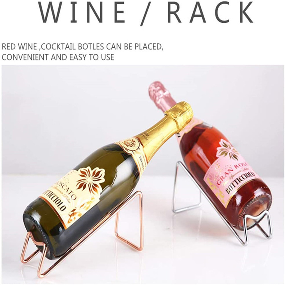 Stainless Steel Single Bottle Wine Rack