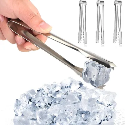 Stainless Steel Small Serving Tongs (5Pcs)