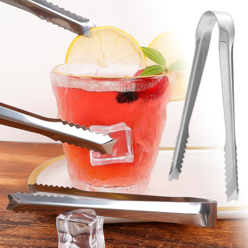 Stainless Steel Small Serving Tongs (5Pcs)