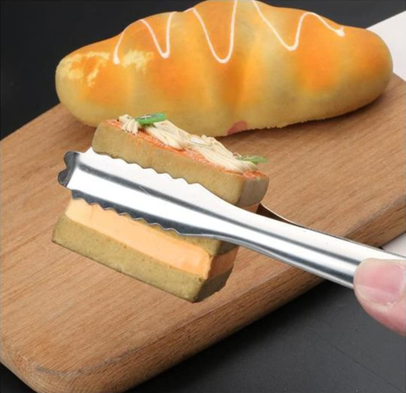 Stainless Steel Small Serving Tongs (5Pcs)