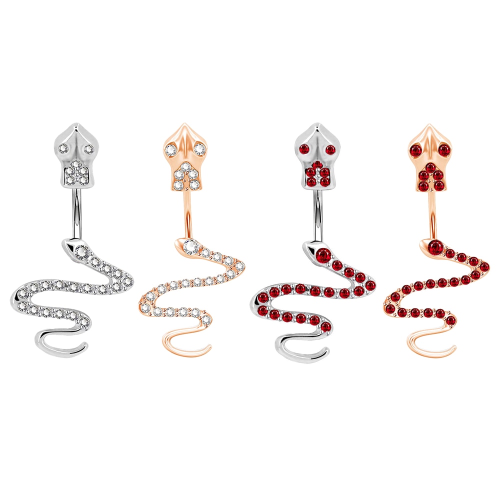 Stainless Steel Snake Belly Ring Stainless Steel Snake Belly Ring