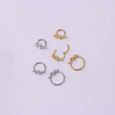 Stainless Steel Snake Septum Ring Stainless Steel Snake Septum Ring