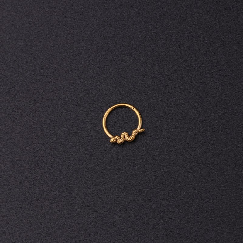 Stainless Steel Snake Septum Ring Stainless Steel Snake Septum Ring