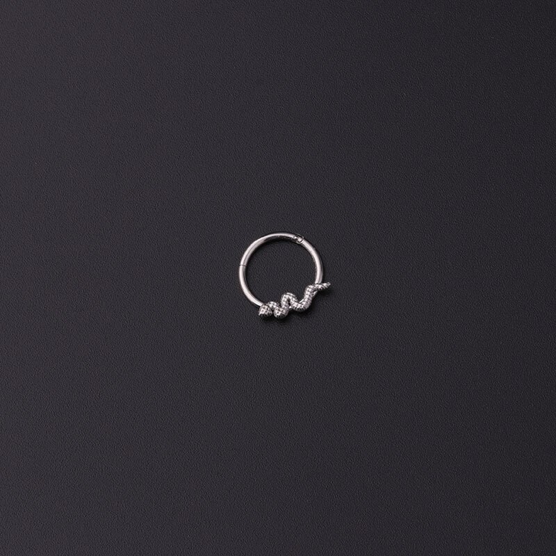Stainless Steel Snake Septum Ring Stainless Steel Snake Septum Ring