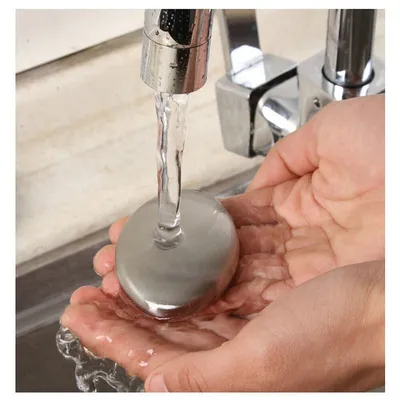 Stainless Steel Soap Bar Odor Remover Stainless Steel Soap Bar Odor Remover