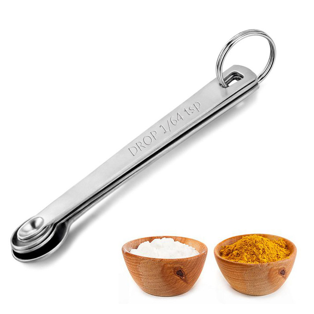 Stainless Steel Spice Measuring Spoons Set (5 pcs) Stainless Steel Spice Measuring Spoons Set (5 pcs)