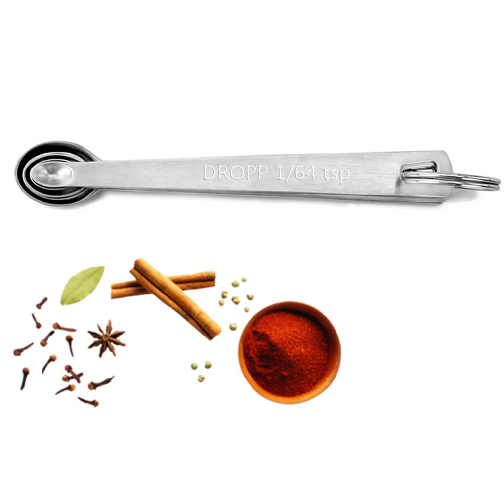 Stainless Steel Spice Measuring Spoons Set (5 pcs) Stainless Steel Spice Measuring Spoons Set (5 pcs)