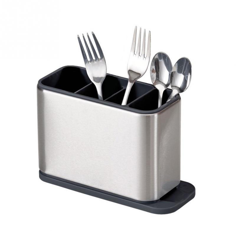 Stainless Steel Spoon and Fork Stand Stainless Steel Spoon and Fork Stand