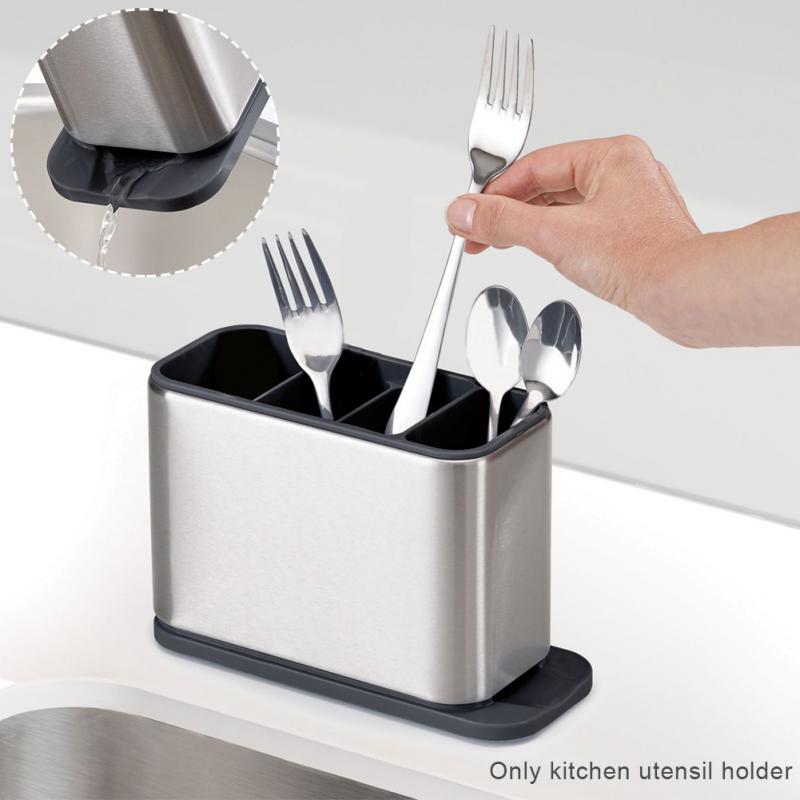 Stainless Steel Spoon and Fork Stand