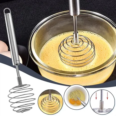 Stainless Steel Spring Coil Whisk