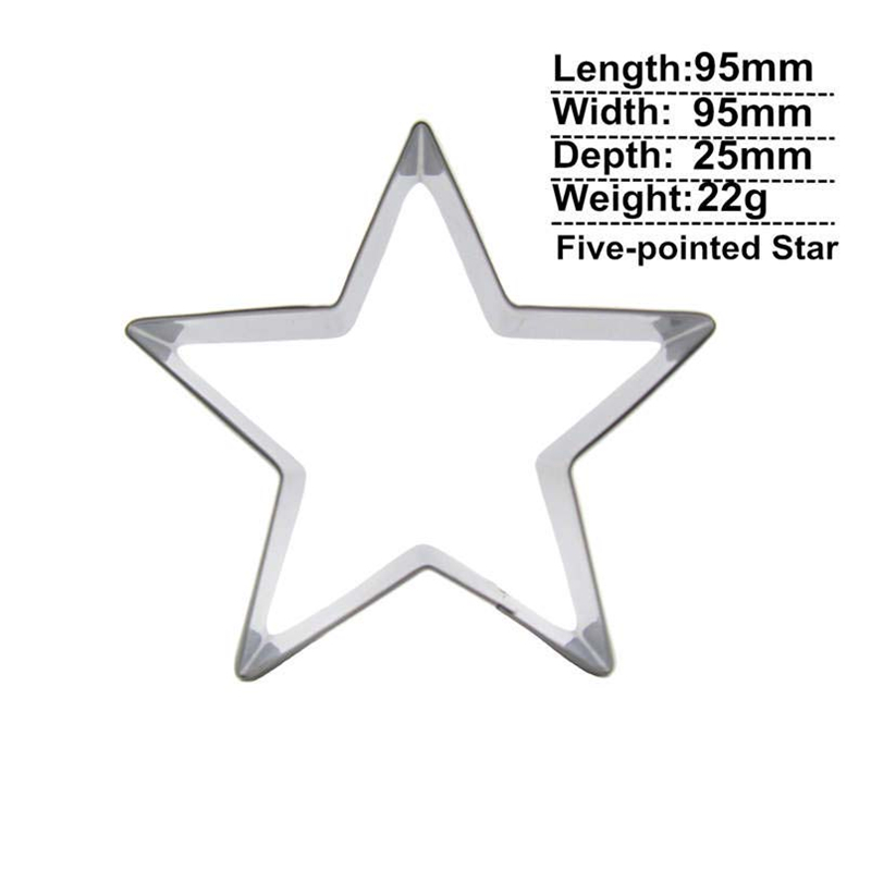 Stainless Steel Star Shaped Cookie Cutter