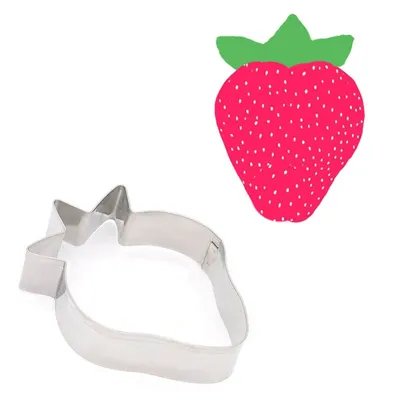 Stainless Steel Strawberry Cookie Cutter