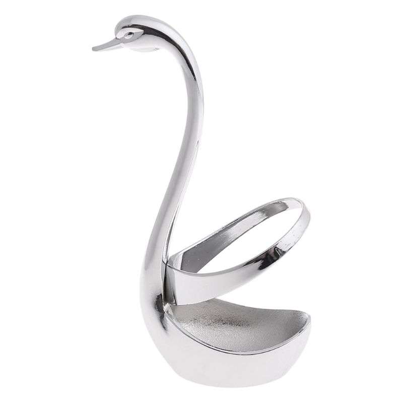 Stainless Steel Swan Spoon Holder Stainless Steel Swan Spoon Holder