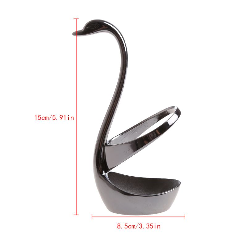Stainless Steel Swan Spoon Holder Stainless Steel Swan Spoon Holder