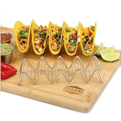 Stainless Steel Taco Rack Holder