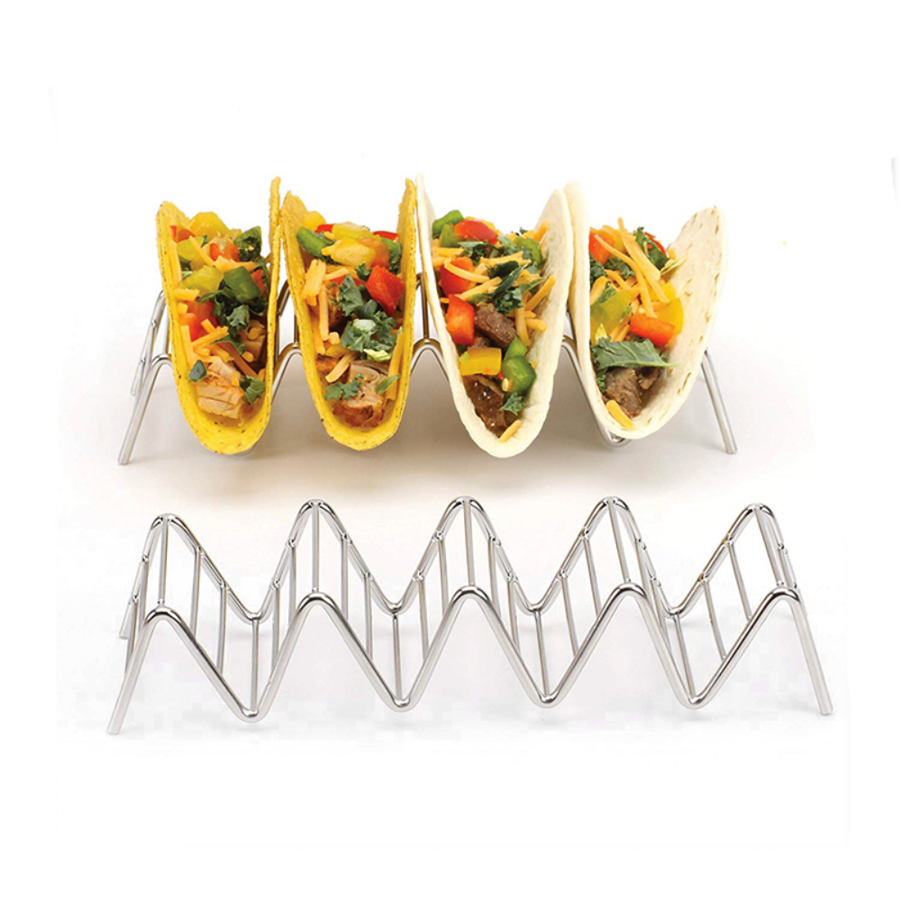 Stainless Steel Taco Rack Holder