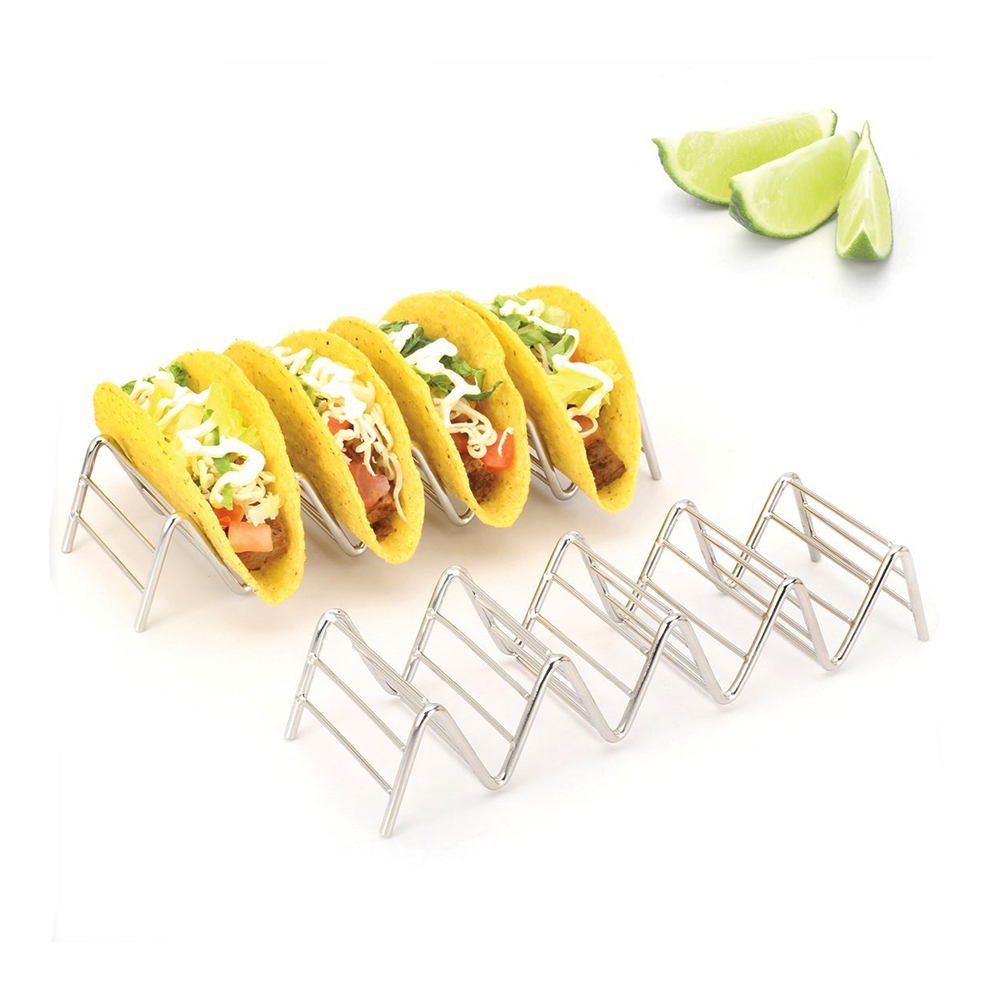 Stainless Steel Taco Rack Holder