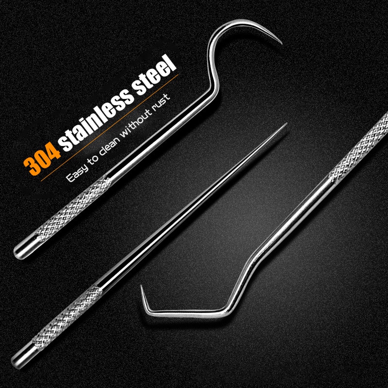 Stainless Steel Toothpicks with Case
