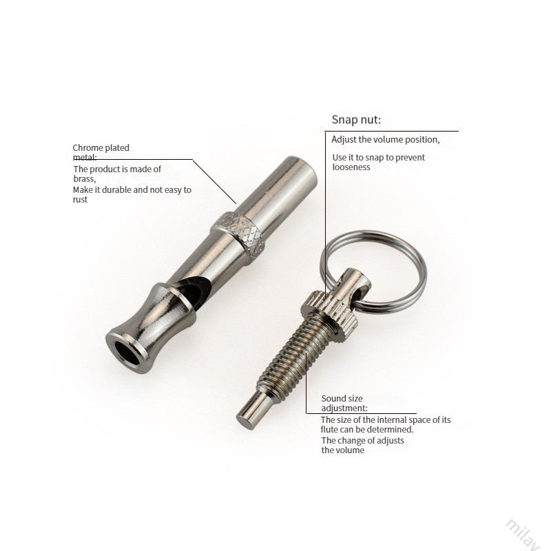 Stainless Steel Training Dog Whistle Stainless Steel Training Dog Whistle