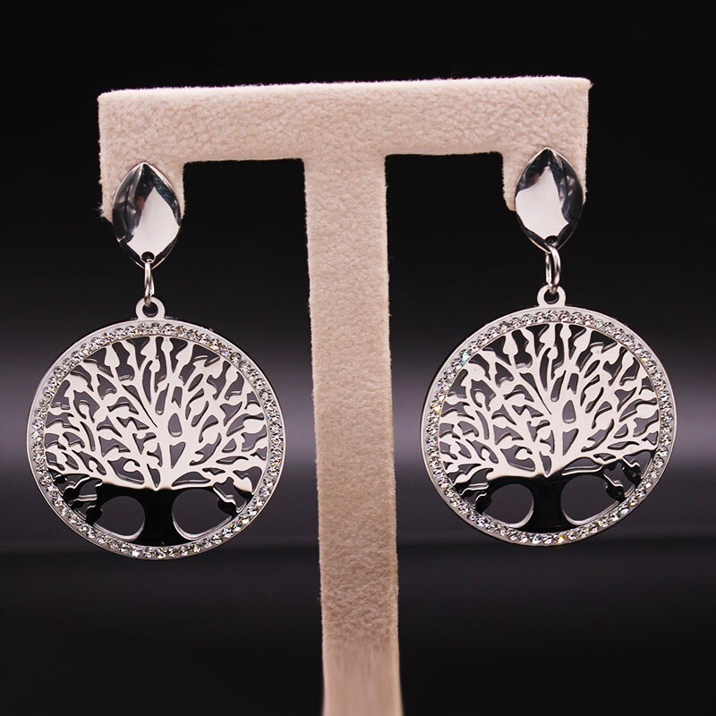 Stainless Steel Tree of Life Earrings Stainless Steel Tree of Life Earrings