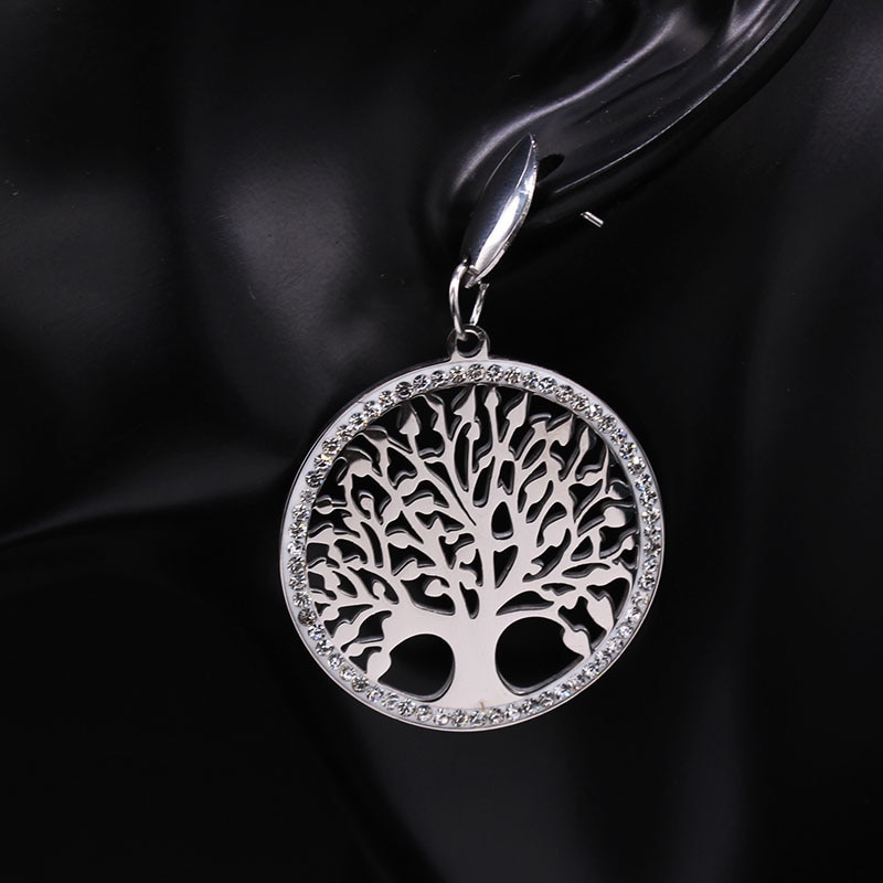 Stainless Steel Tree of Life Earrings Stainless Steel Tree of Life Earrings