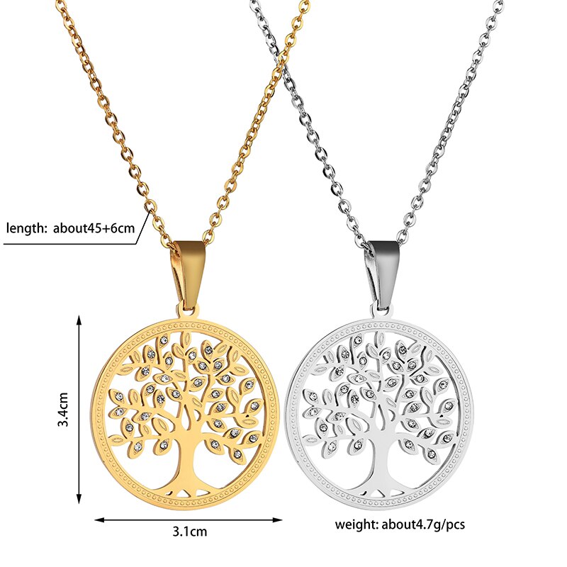 Stainless Steel Tree of Life Necklace Stainless Steel Tree of Life Necklace