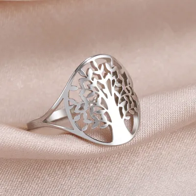 Stainless Steel Tree of Life Ring Stainless Steel Tree of Life Ring
