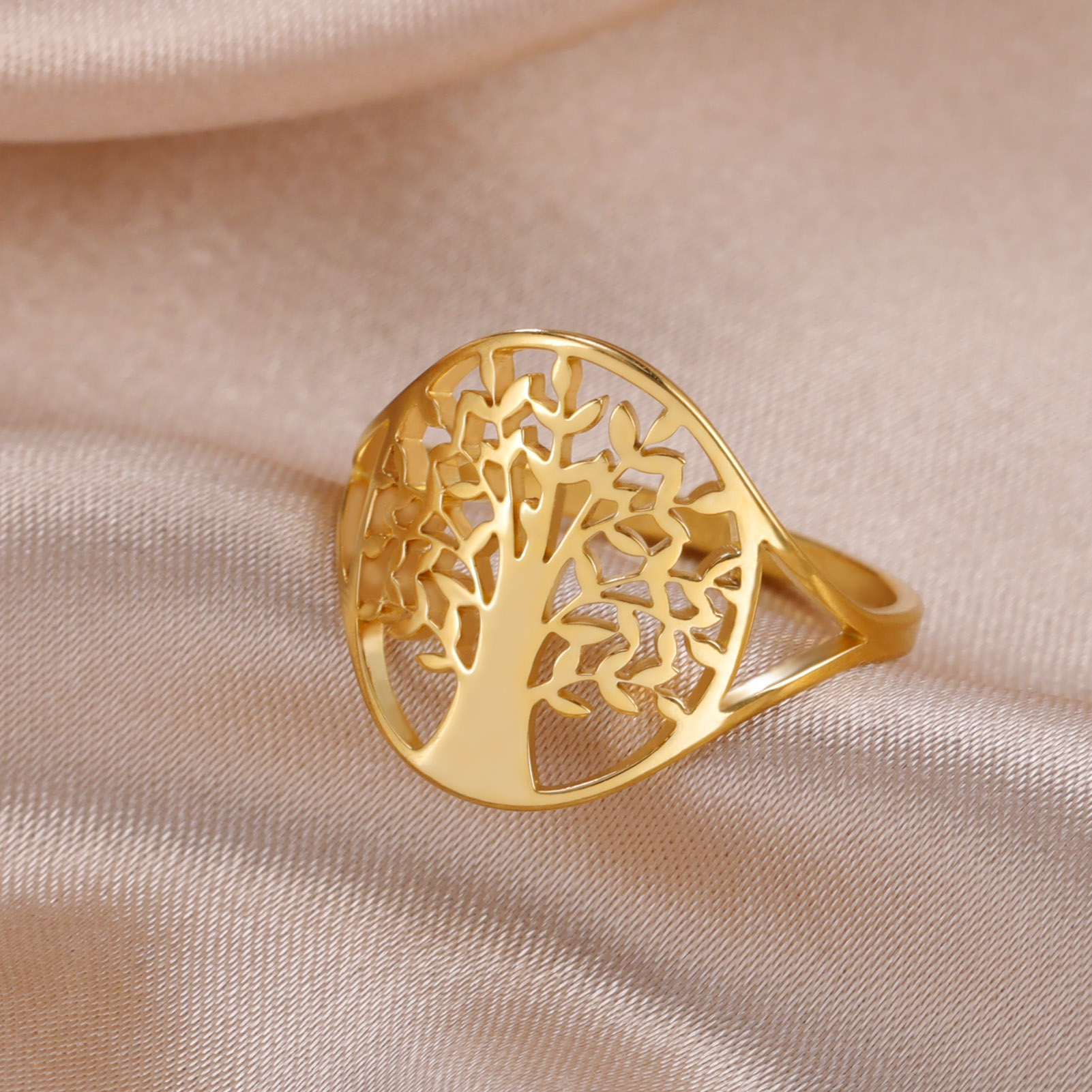 Stainless Steel Tree of Life Ring Stainless Steel Tree of Life Ring